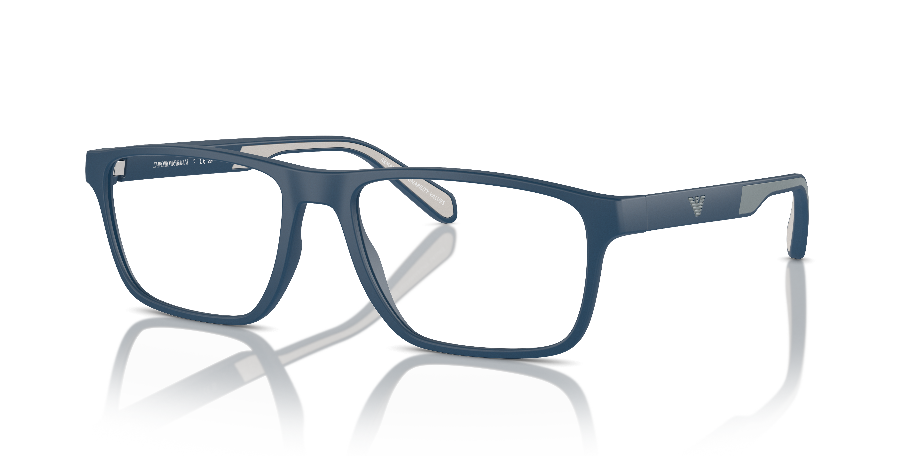 Emporio Armani Unisex Ea3233 Matte Blue Size 105$