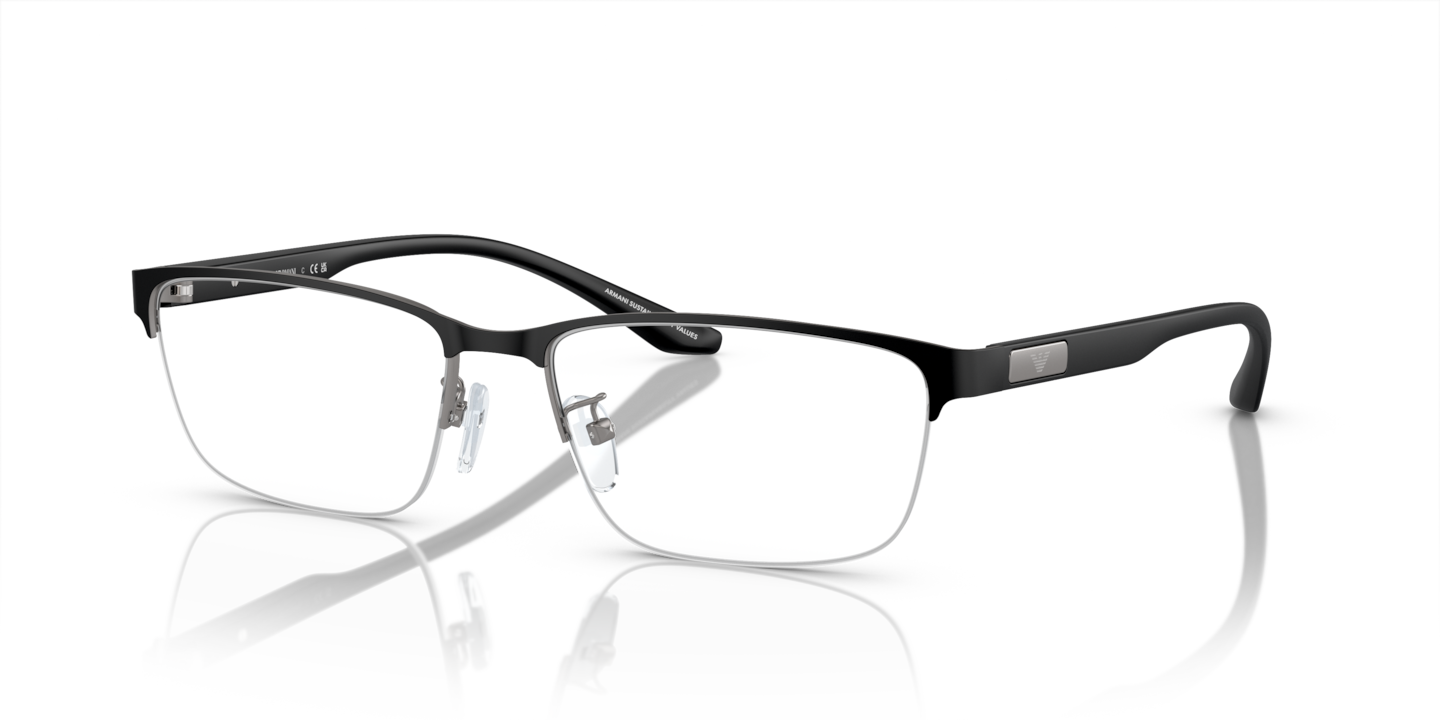 Emporio Armani EA1147 Matte Gunmetal/Black