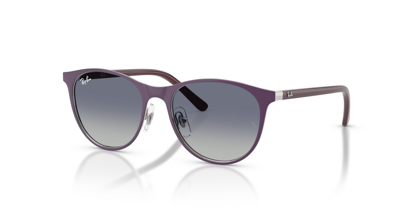 Ray-Ban RB9552S Kids Matte Violet On Silver
