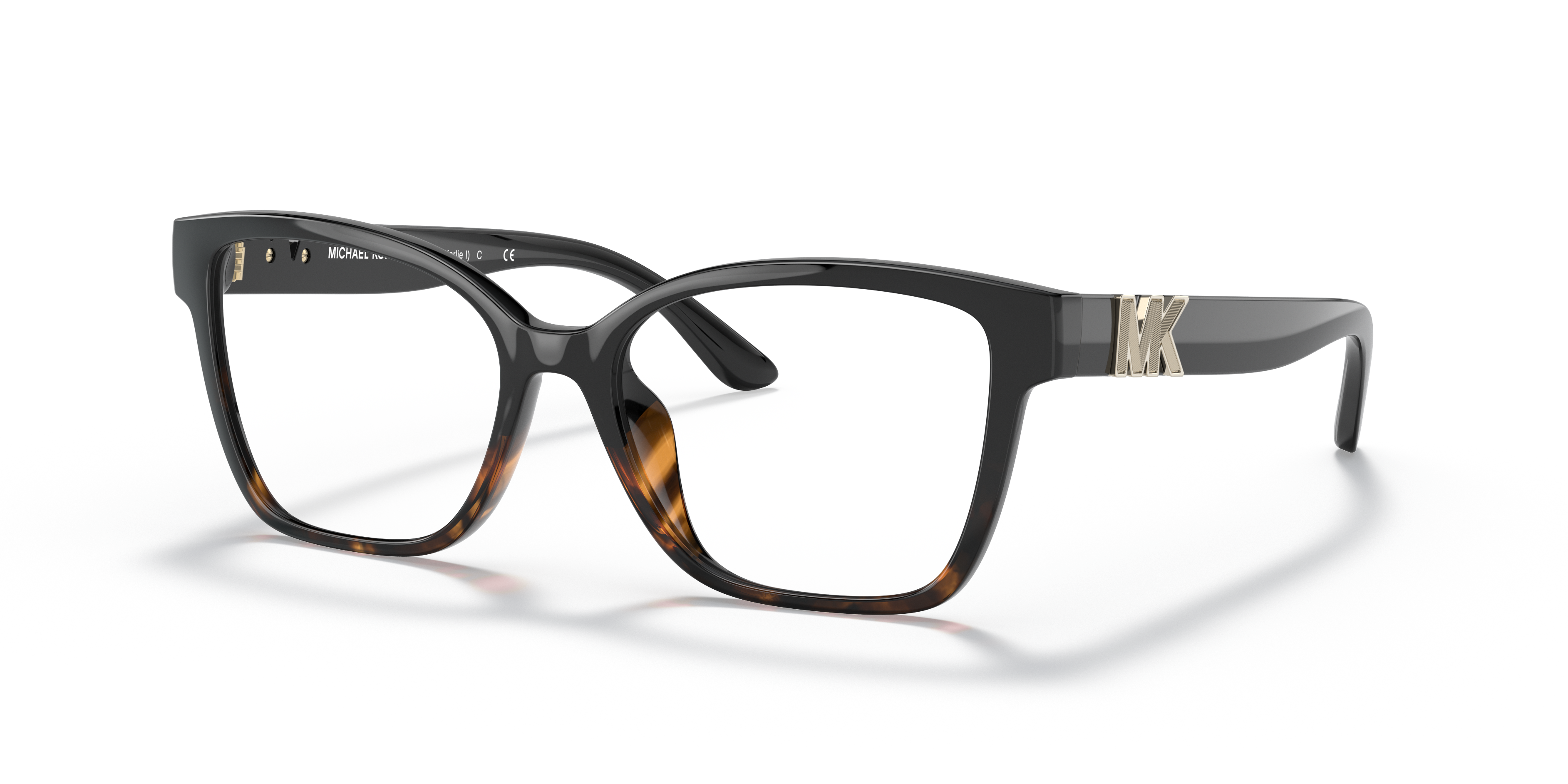Michael Kors Unisex Mk4094u Noir caille De Tortue Fonce Size Small 167$