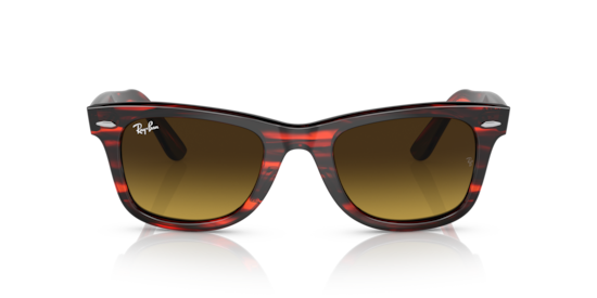 RB2140 Original Wayfarer Bio-Based Ray-Ban Striped Red