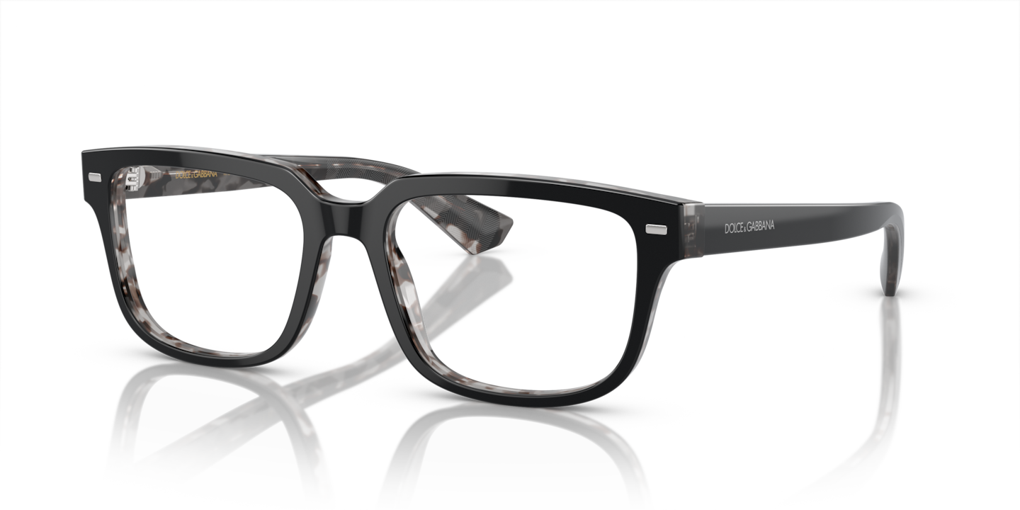 Dolce & Gabbana DG3380 Black On Grey Havana