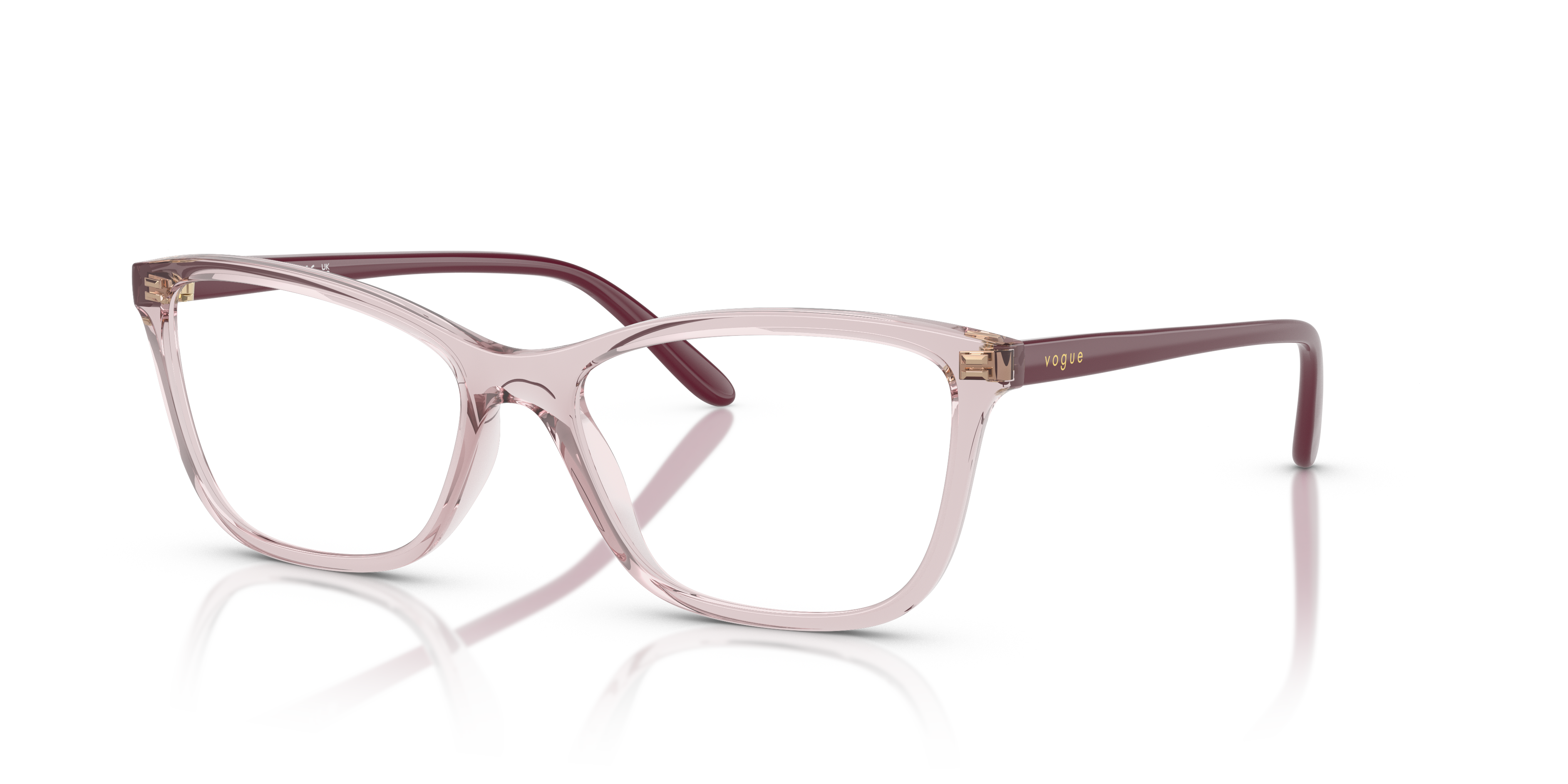 Vogue Eyewear Unisex Vo5603 Transparent Pink Size 119$