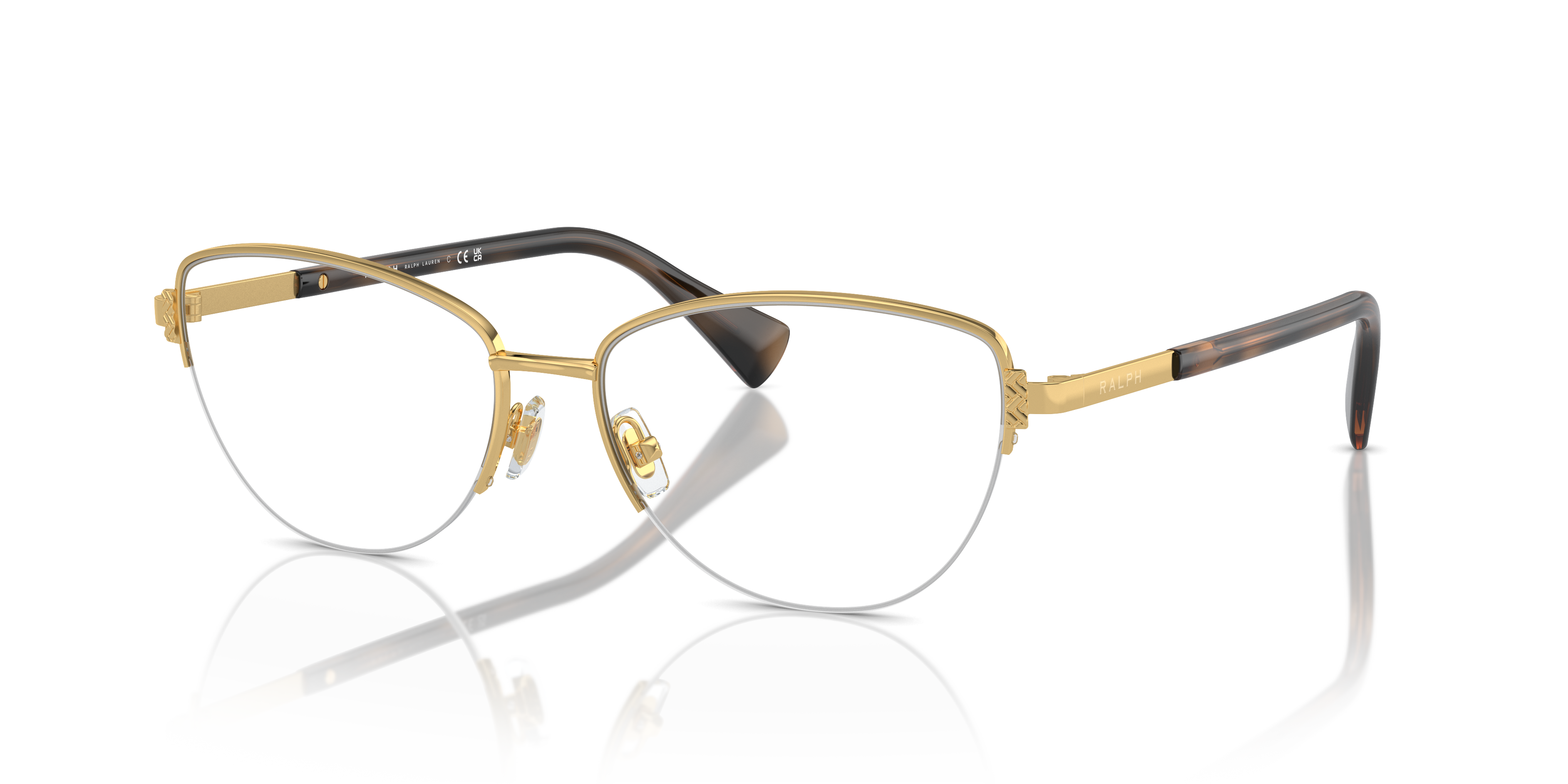 Ralph by Ralph Lauren Unisex Ra6059 Shiny Gold Size 86$