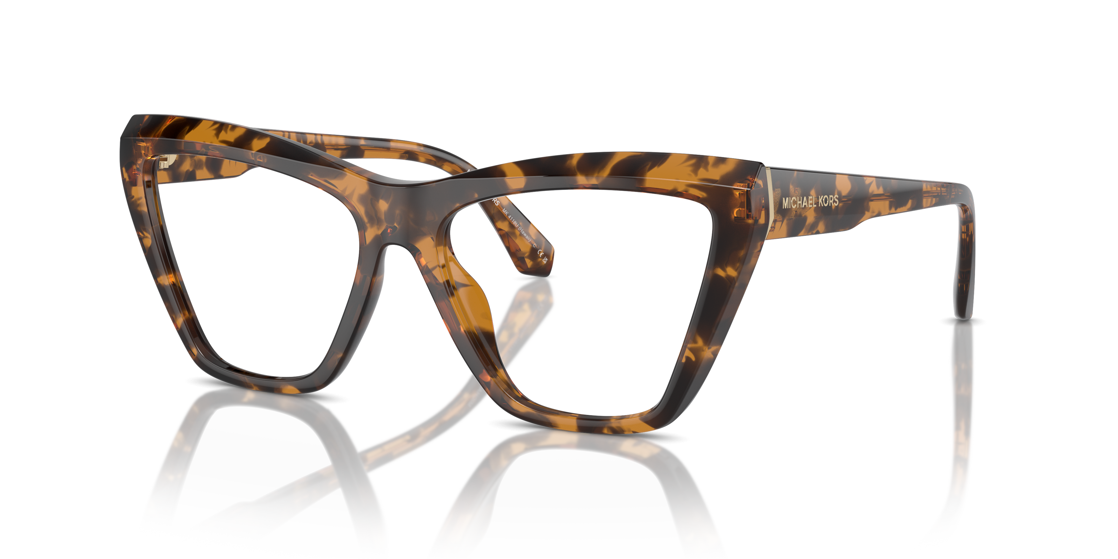 Michael Kors Unisex Mk4118u caille De Tortue Fonce Size Small 81$