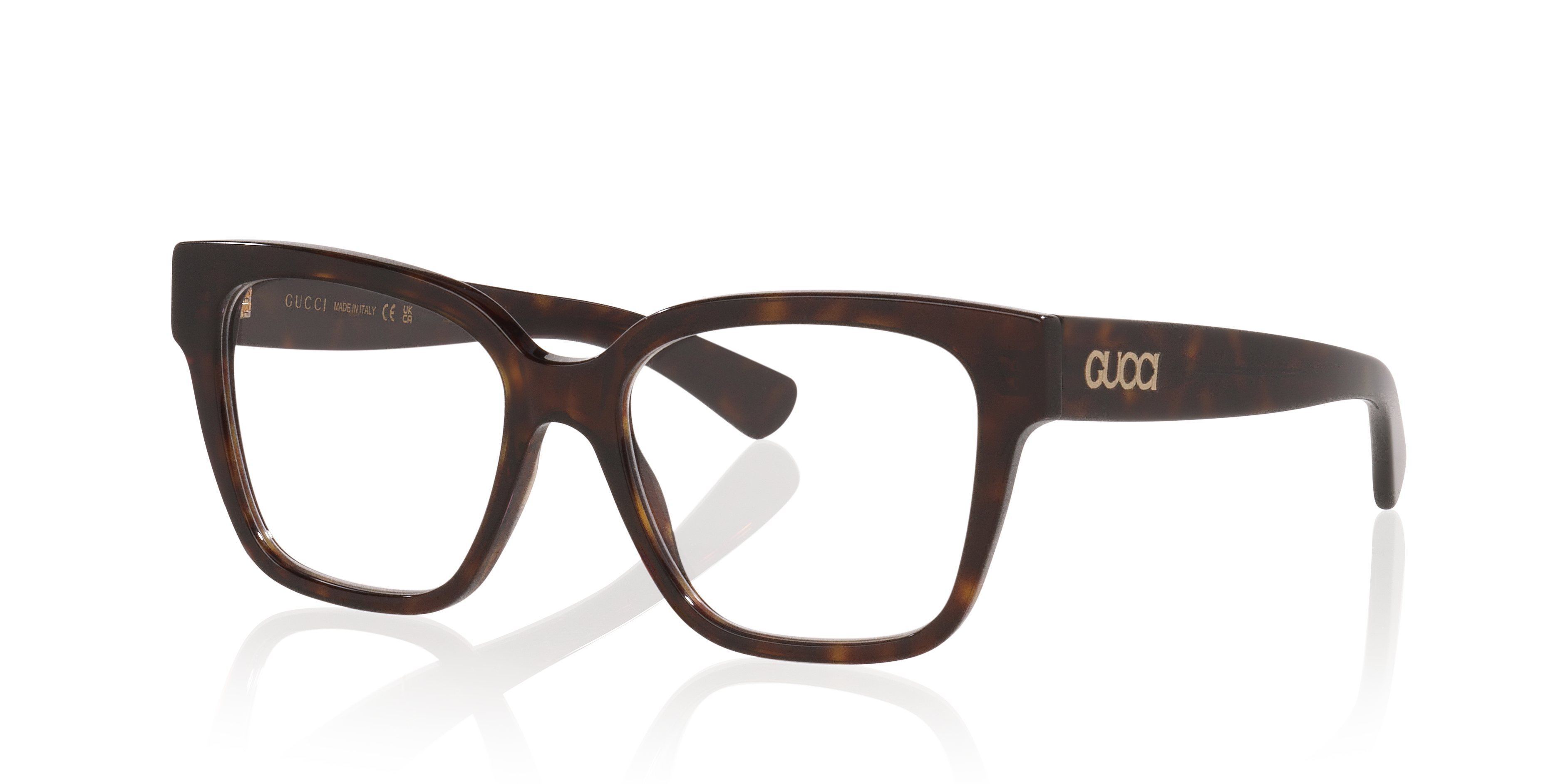 Gucci Unisex Gc002589 caille De Tortue Brun Size 390$