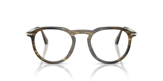 PO3387V - Pier Persol Striped Black & Olive Green