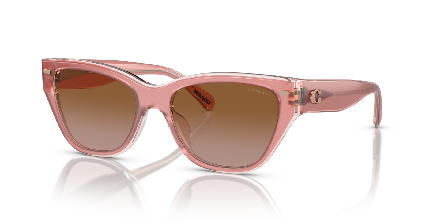 Coach HC8370U CH570 Milky Pink/Transparent Pink