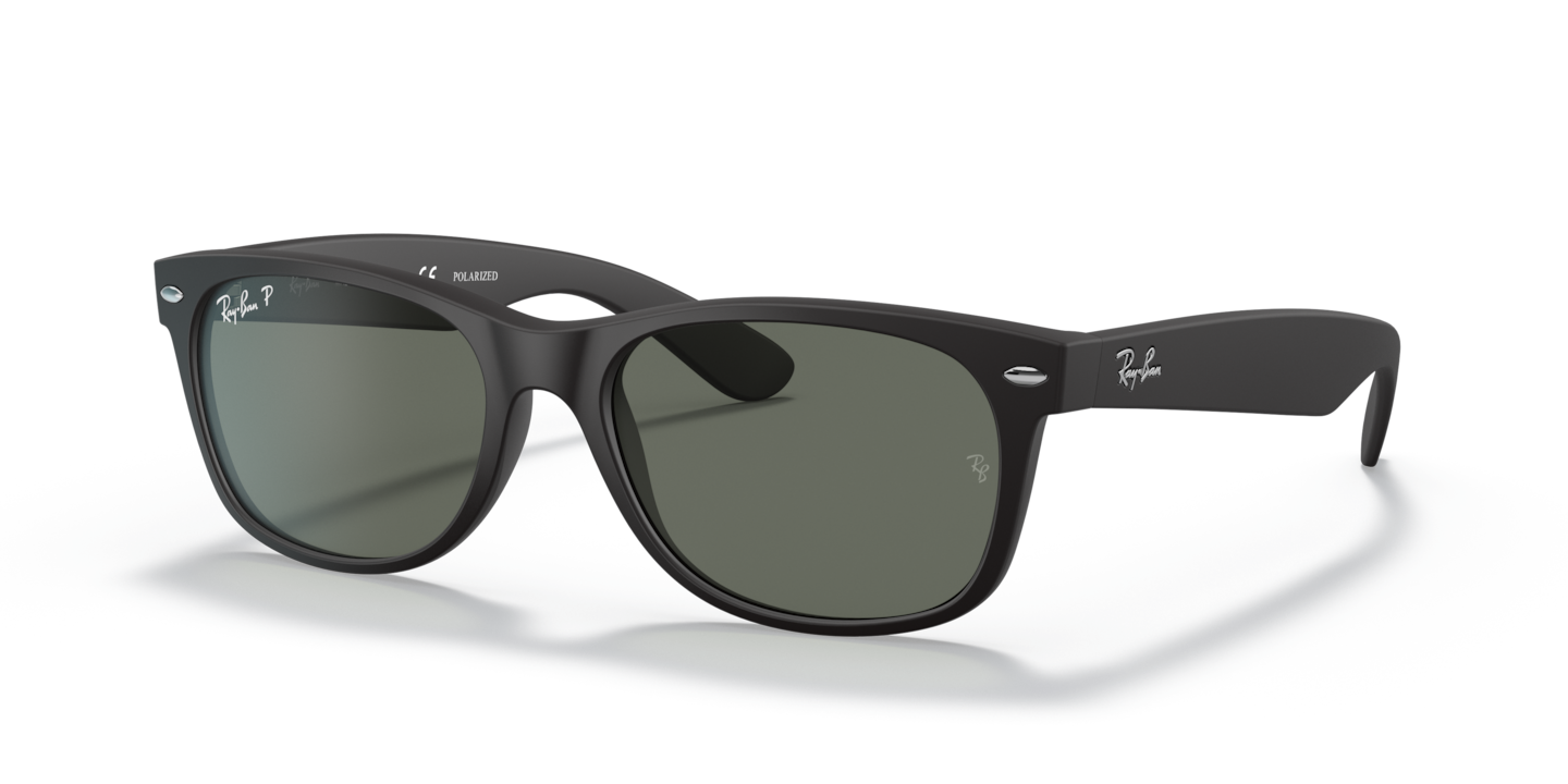 Ray-Ban RB2132 New Wayfarer Classic Rubber Black