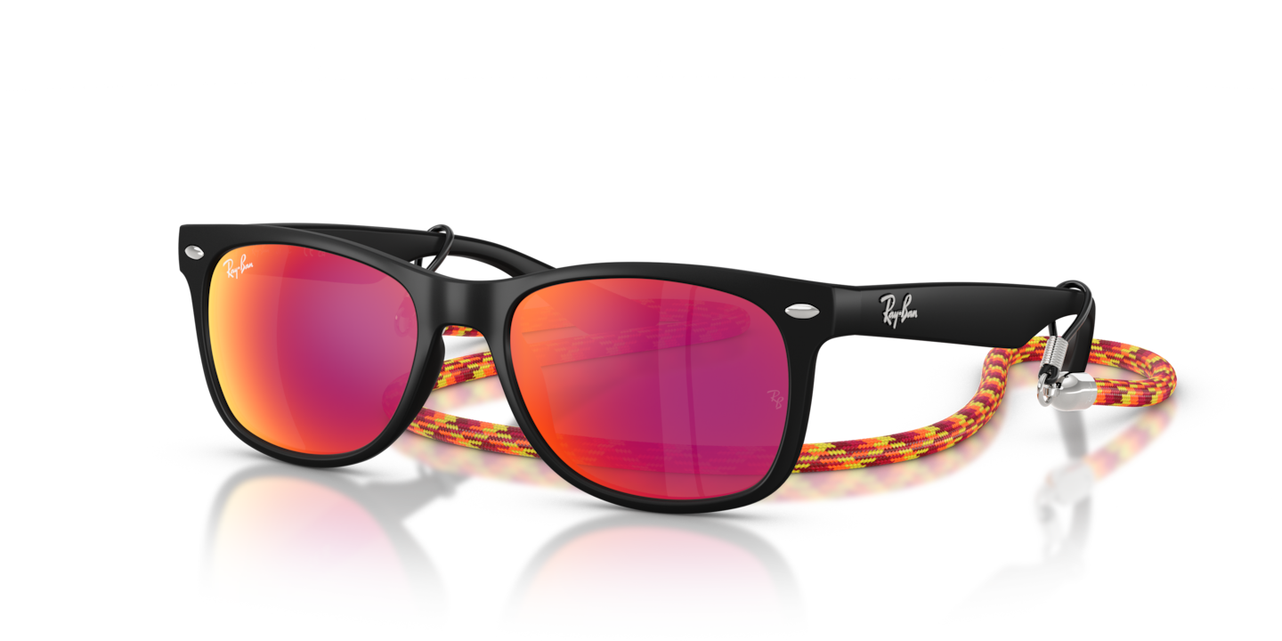 Ray-Ban RB9052S New Wayfarer Kids Summer Capsule Rubber Black