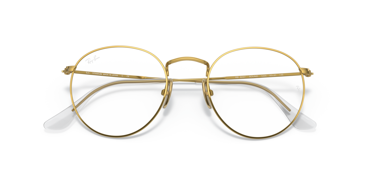 Eyeglasses Ray-Ban RB8247V Round Titanium Optics | Free Shipping