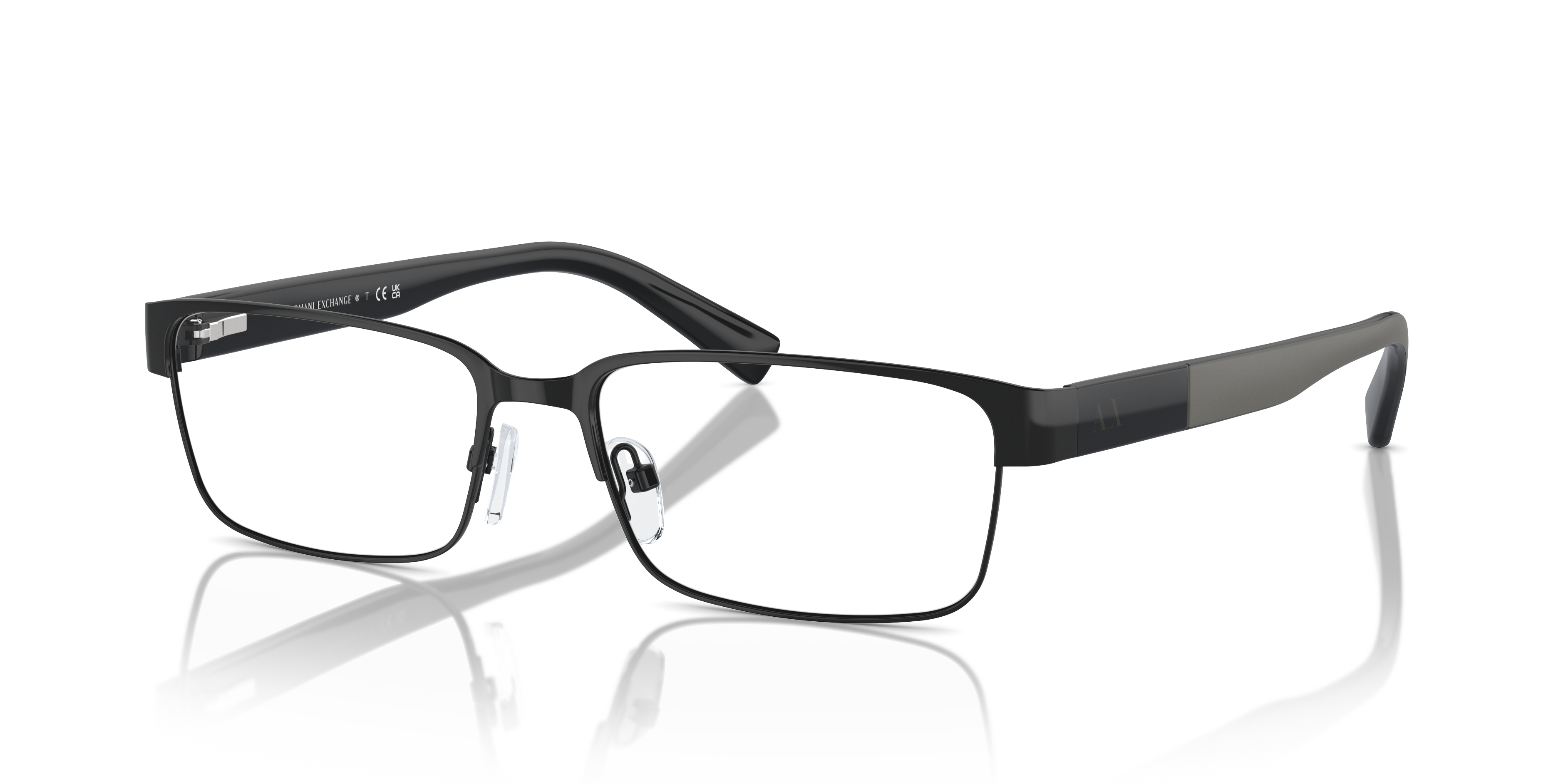 Armani Exchange Unisex Ax1017 Shiny Black Size Large 138$