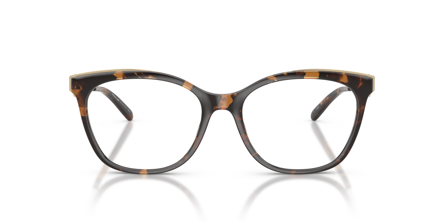 Michael Kors Clear Frame Eyeglasses with Brown Temples Michael Kors MK4047 Eyeglasses | FramesDirect.com main image 2