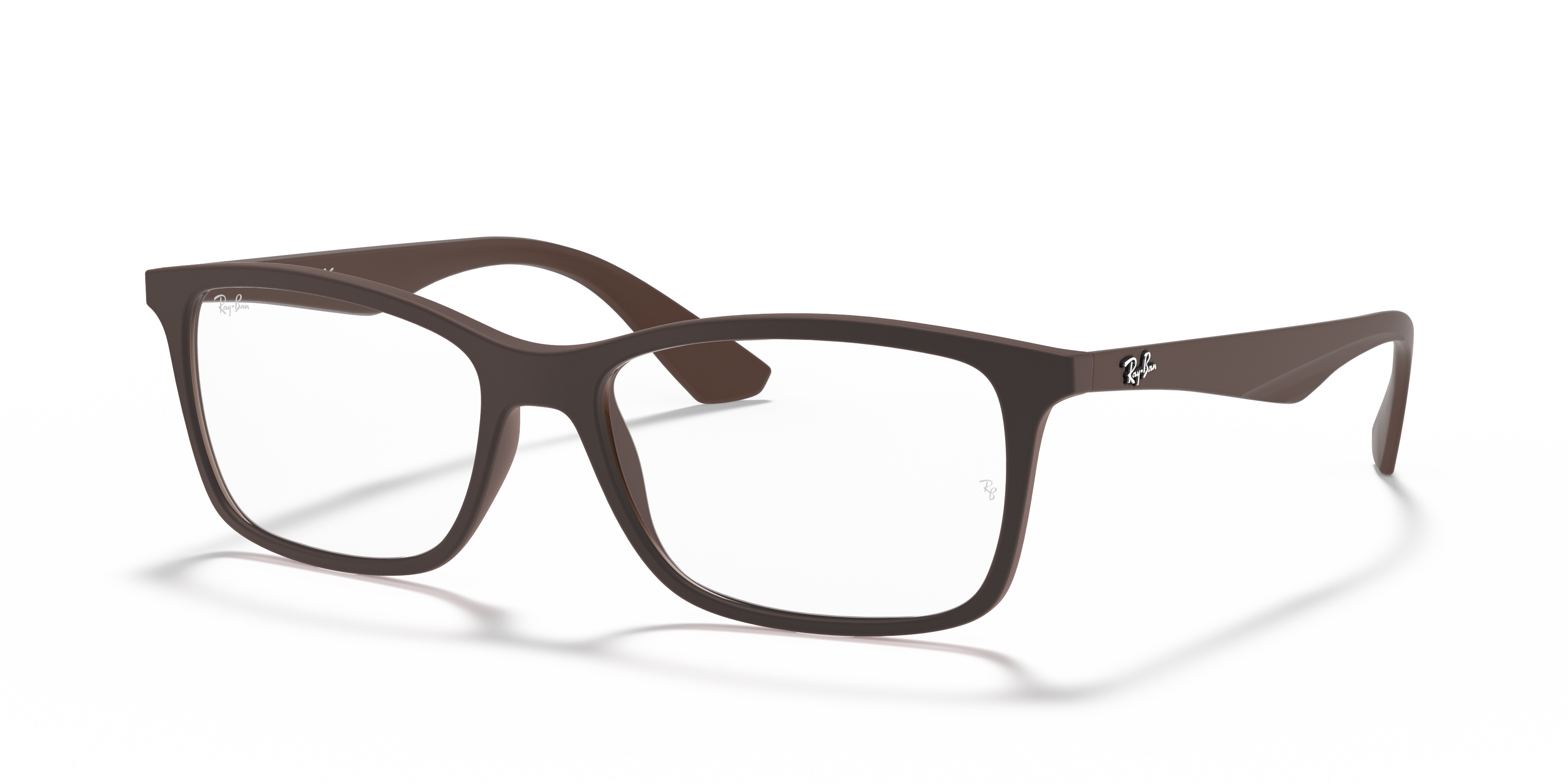 Ray-Ban Unisex Rx7047 Transparent Brun Size Extra Large $176