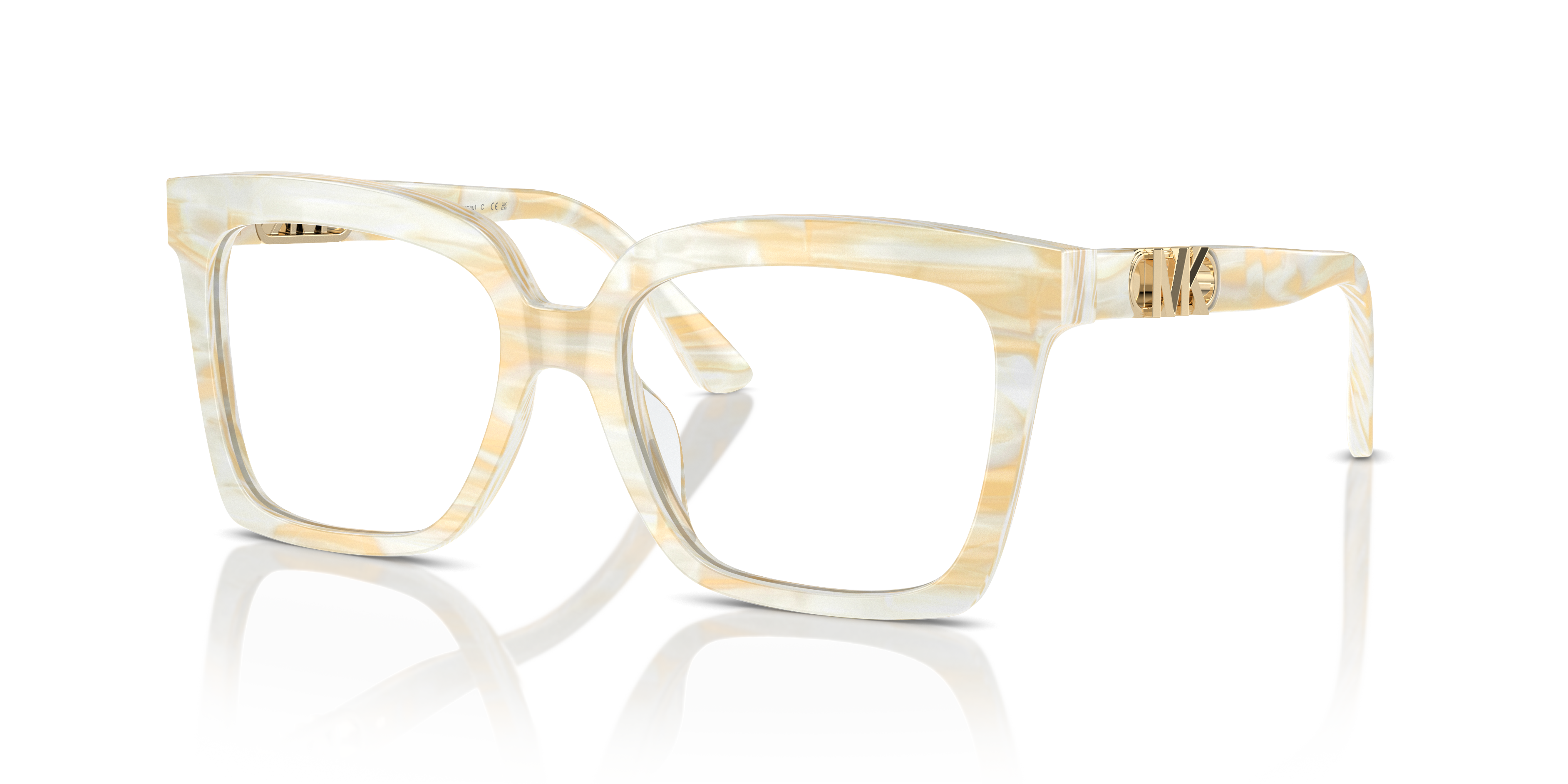 Michael Kors Unisex Mk4119u Ivory Horn Size 93$