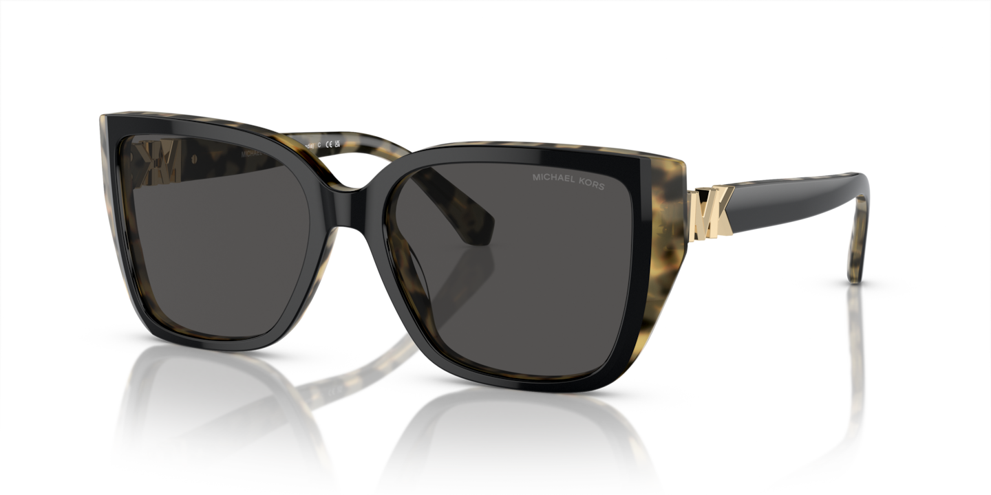 Michael Kors MK2199 Acadia Bi-layer Black/Amber Tortoise