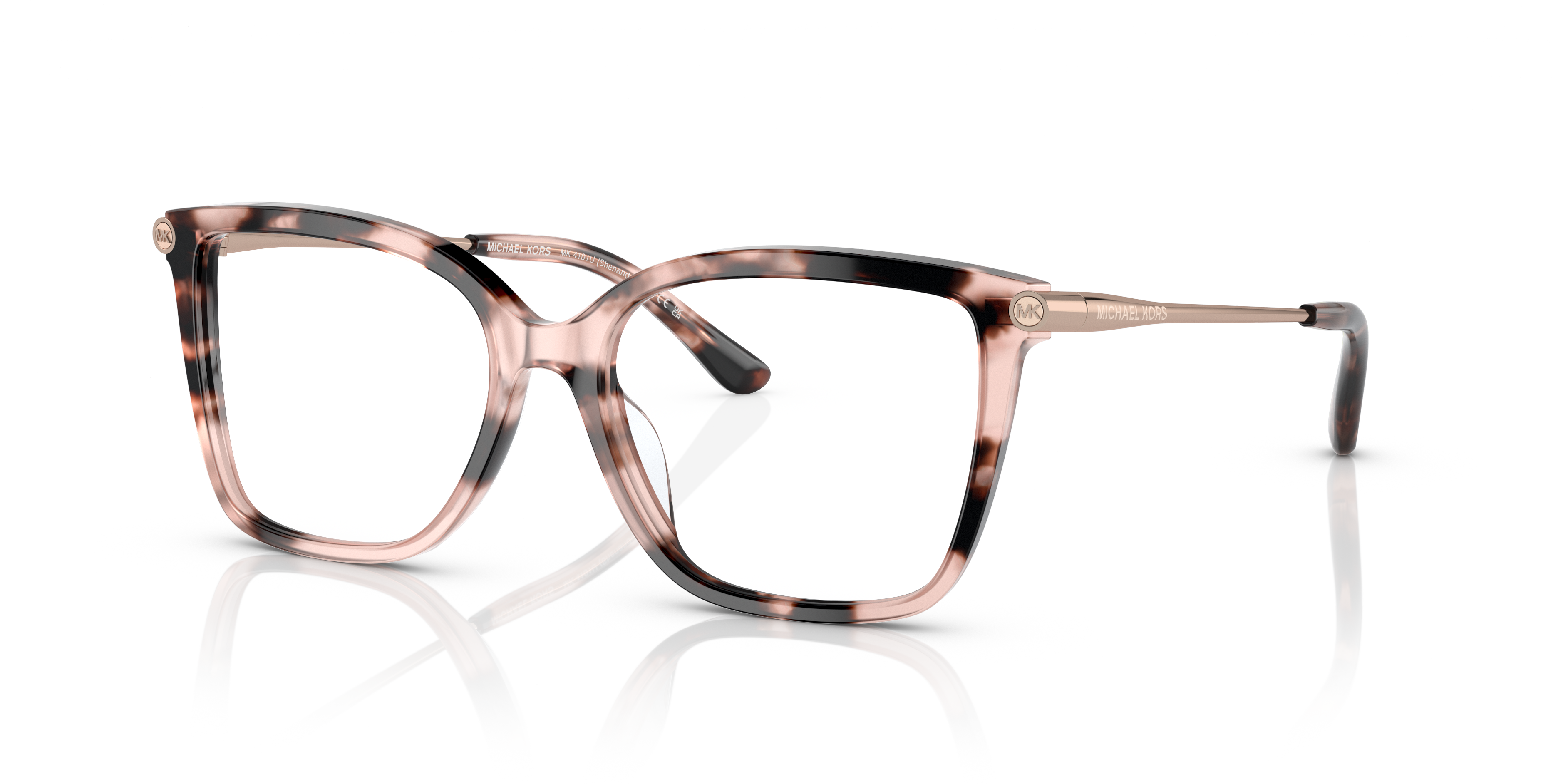 Michael Kors Unisex Mk4101u caille De Tortue Rose Size Standard 167$