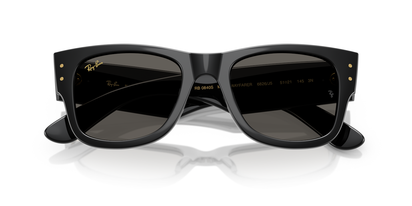Sunglasses Ray-Ban RB0840S Mega Wayfarer Blacked Out Collection