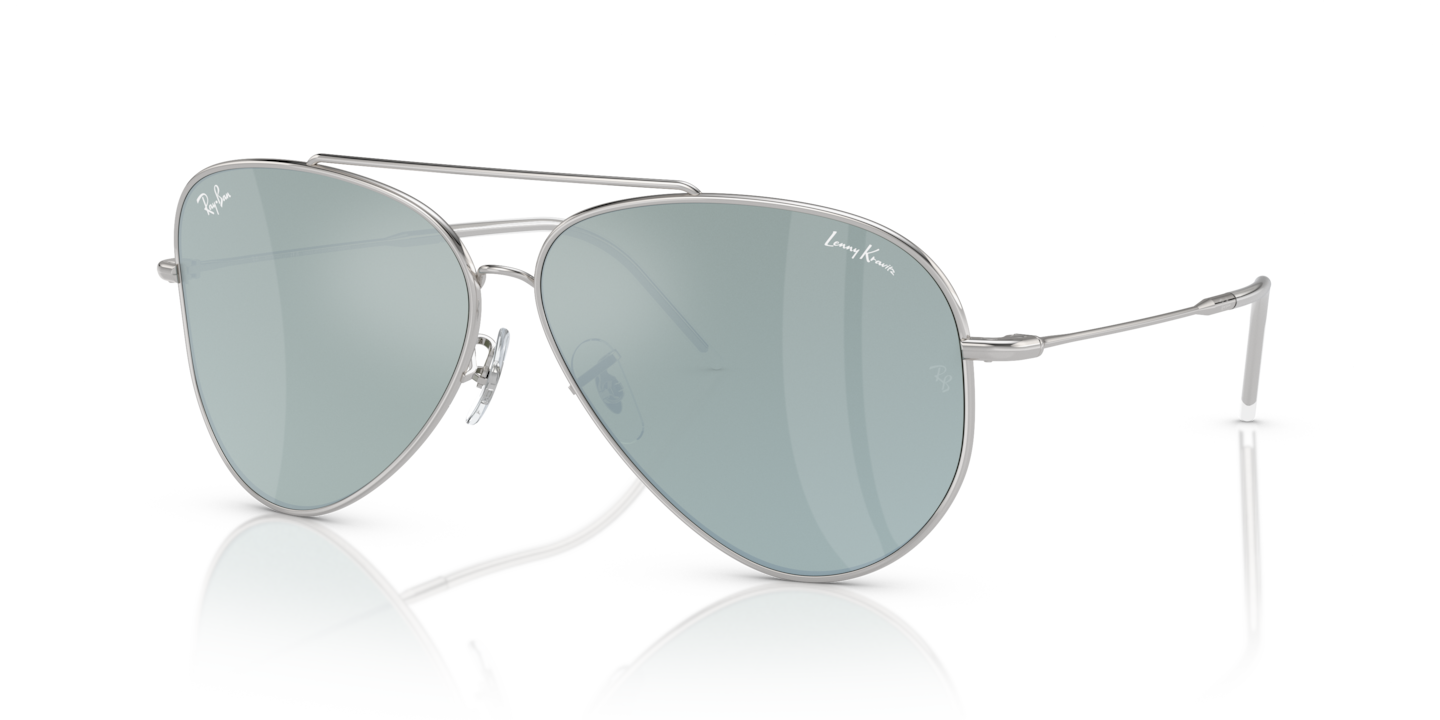 Ray-Ban RBR0101S Lenny Kravitz X Aviator Reverse Silver