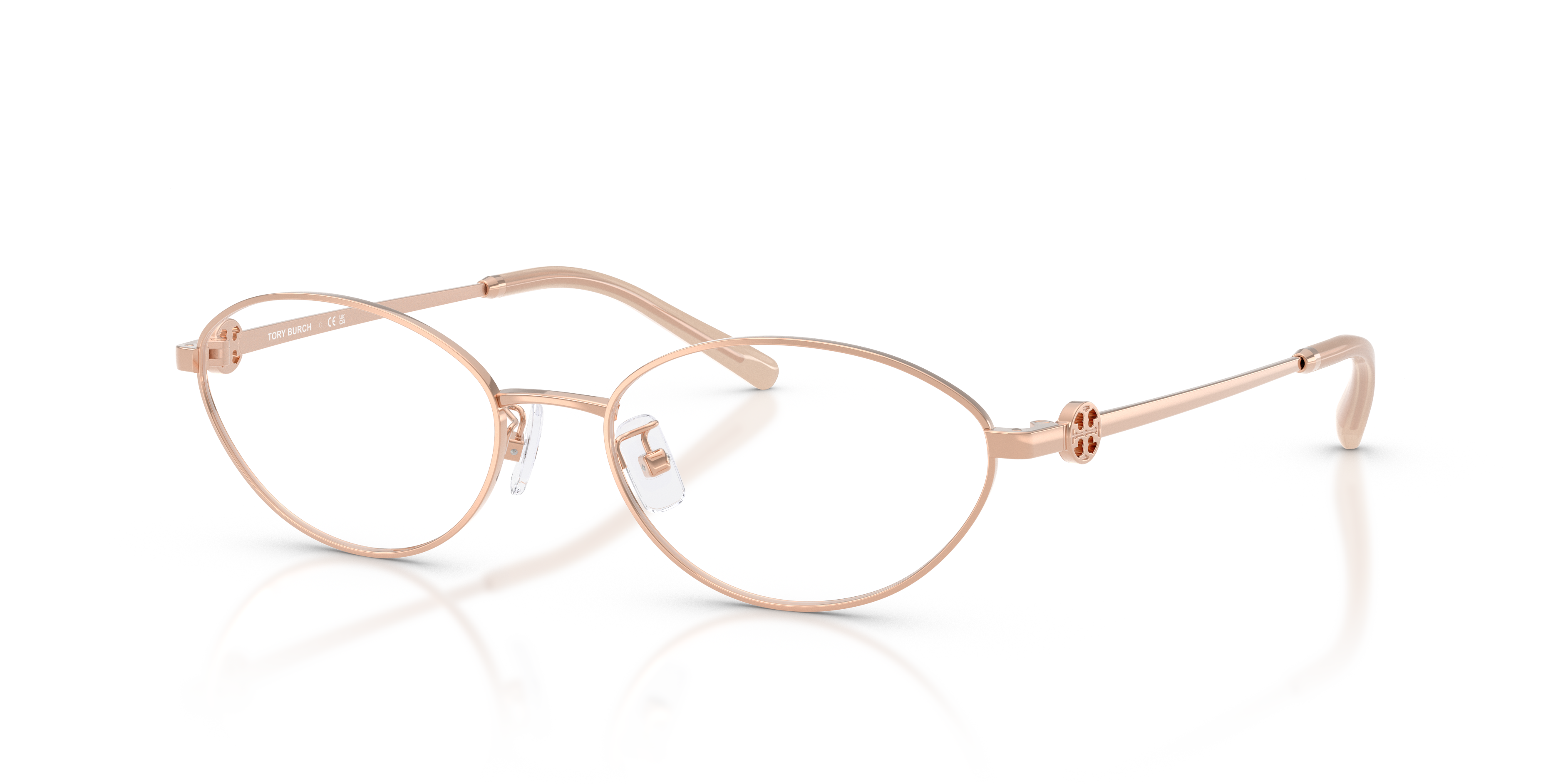 Tory Burch Unisex Ty1095 Rosceo Claro Y Dorado Size 228$