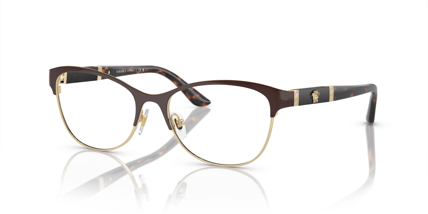 Versace VE1233Q Brown/Pale Gold