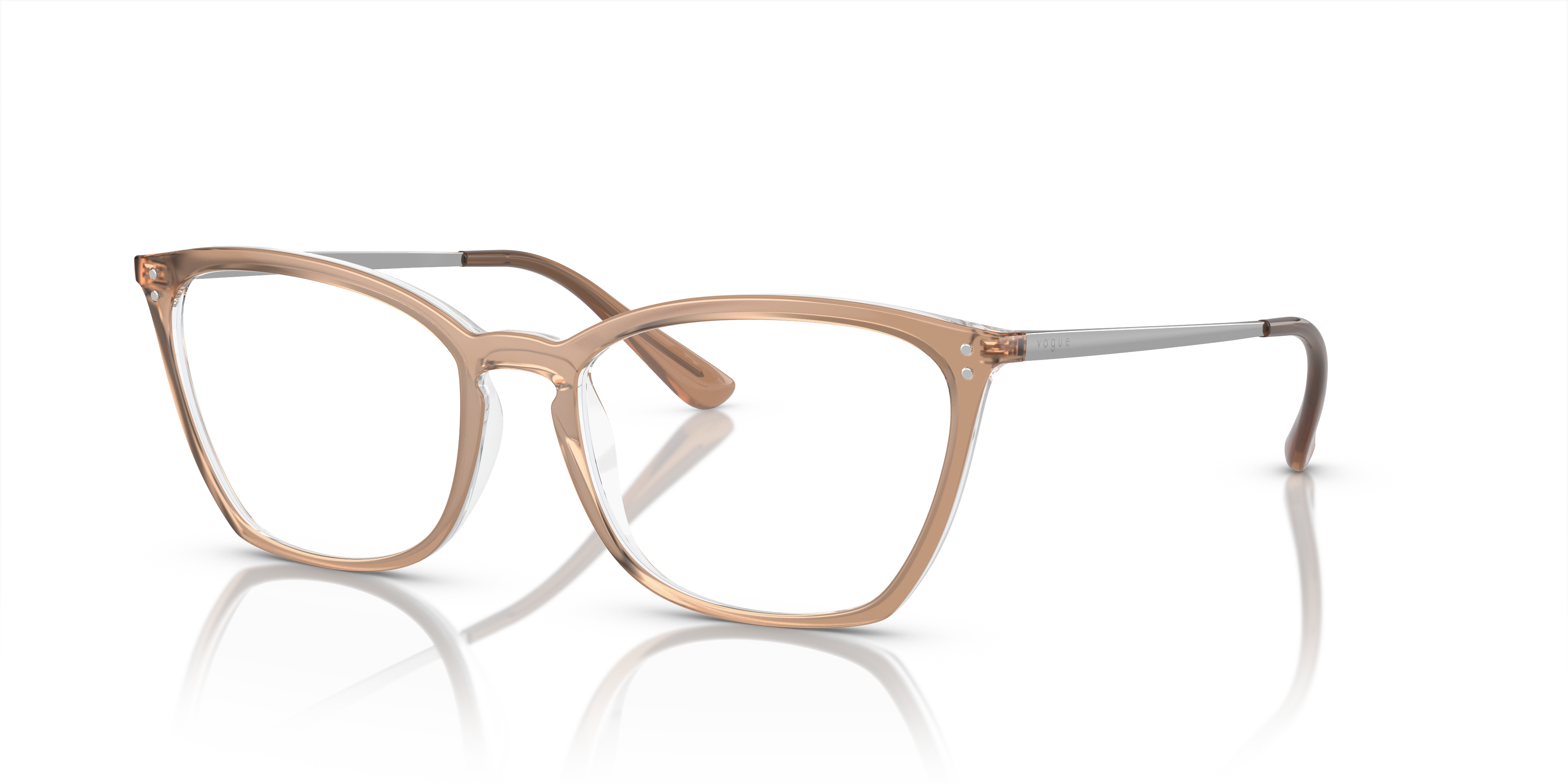 Vogue Eyewear Unisex Vo5277 Top Brown Crystal Size $73