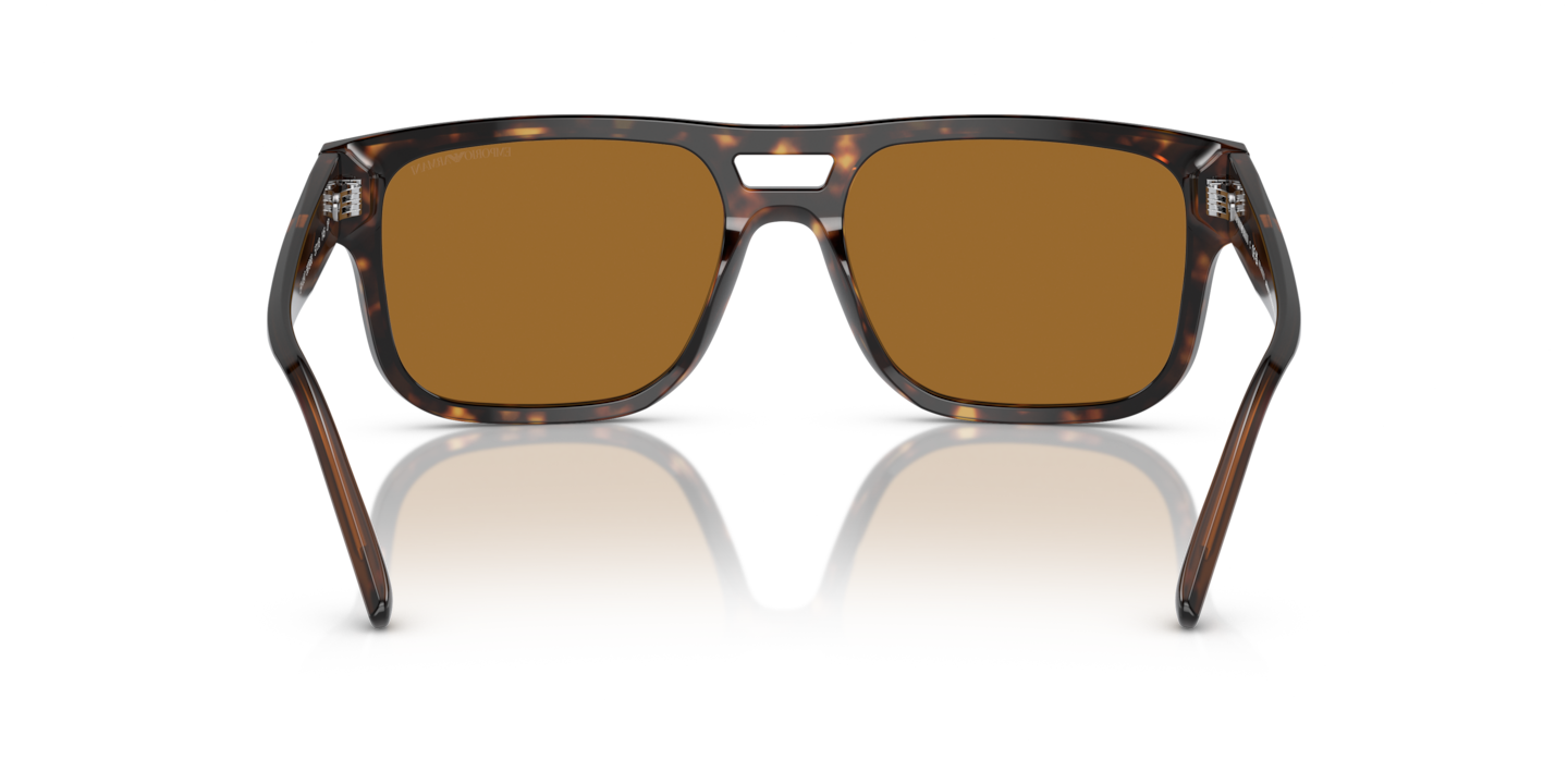 Emporio Armani Sunglasses Brown Tortoise Oversized Designer Frames Emporio Armani EA4224 6095/73 Sunglasses - US main image 4