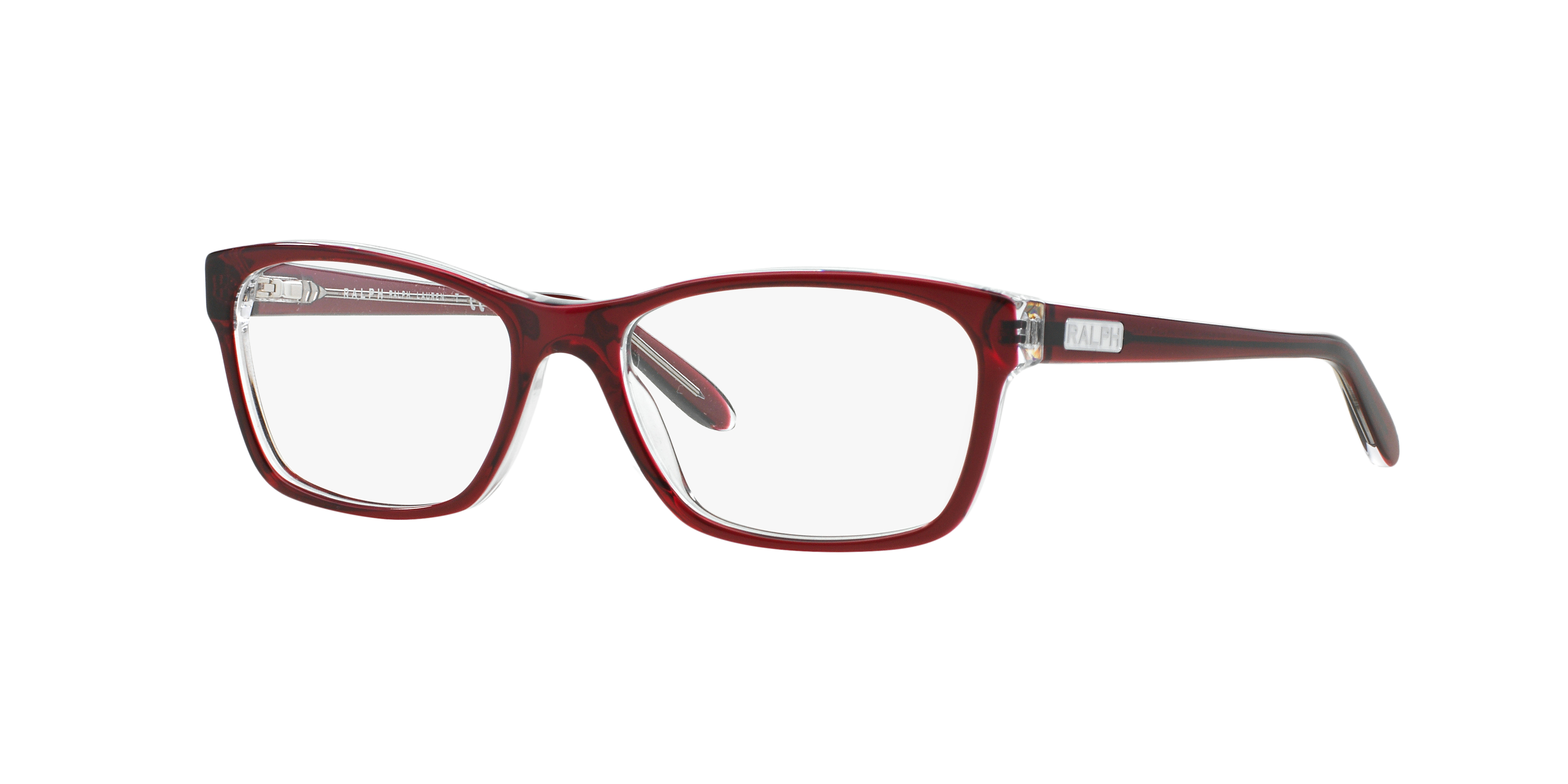 Ralph by Ralph Lauren Unisex Ra7039 Shiny Transparent Red On Crystal Size Extra Small 99$