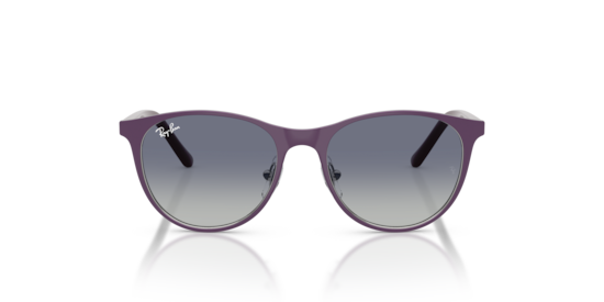 RB9552S Kids Ray-Ban Matte Violet On Silver