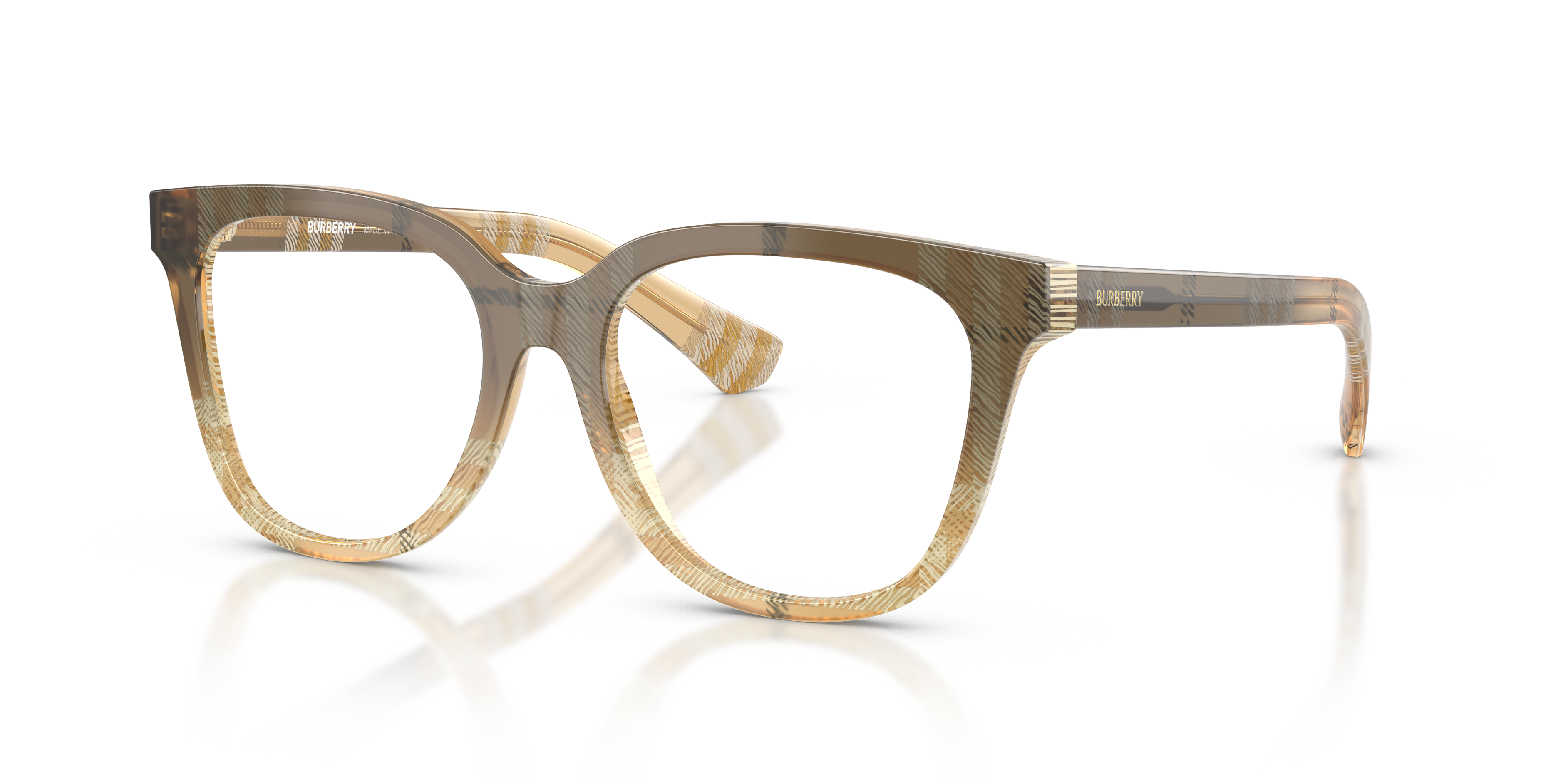 Burberry Unisex Be2439 Check Beige Size 311$