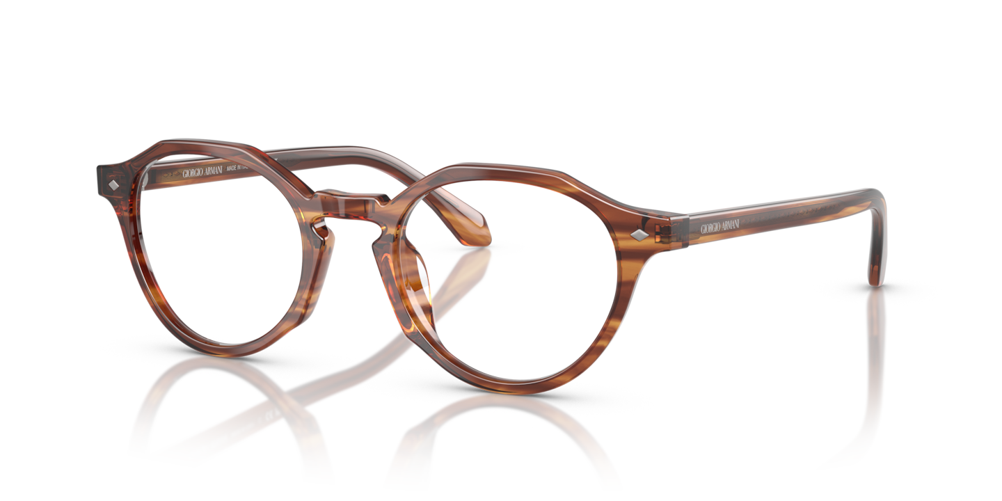 Giorgio Armani AR7264U Striped Brown