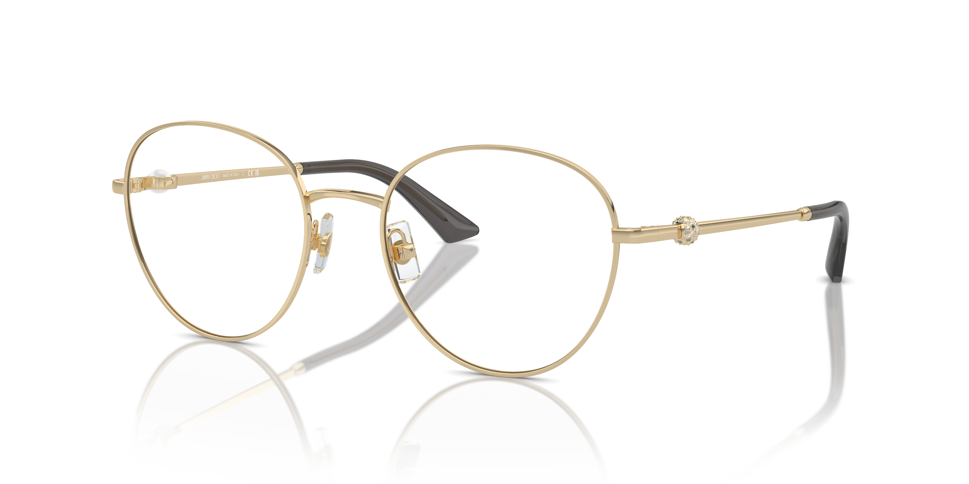 Jimmy Choo Unisex Jc2004hb Pale Gold Size Small 235$