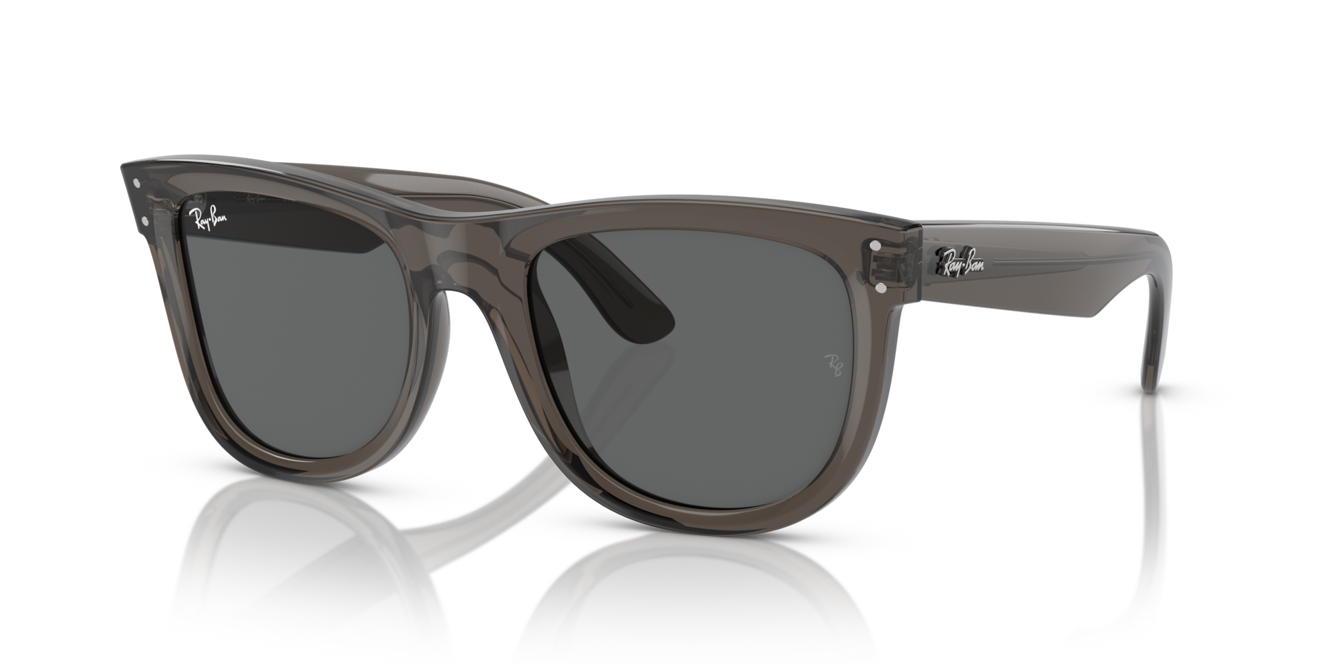 Ray-Ban Unisex Rbr0502s Transparent Dark Grey — $150.50 at Glasses, verified 2026-09-05
