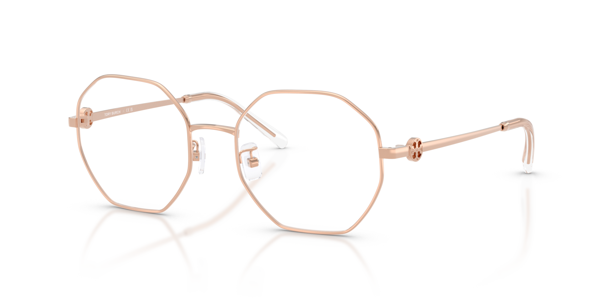 Tory Burch Unisex Ty1099d Rosceo Claro Y Dorado Size 228$