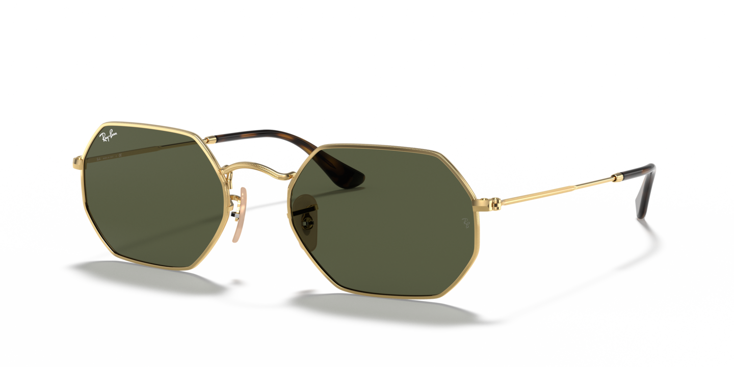 Ray-Ban RB3556N Octagonal Classic Arista Gold