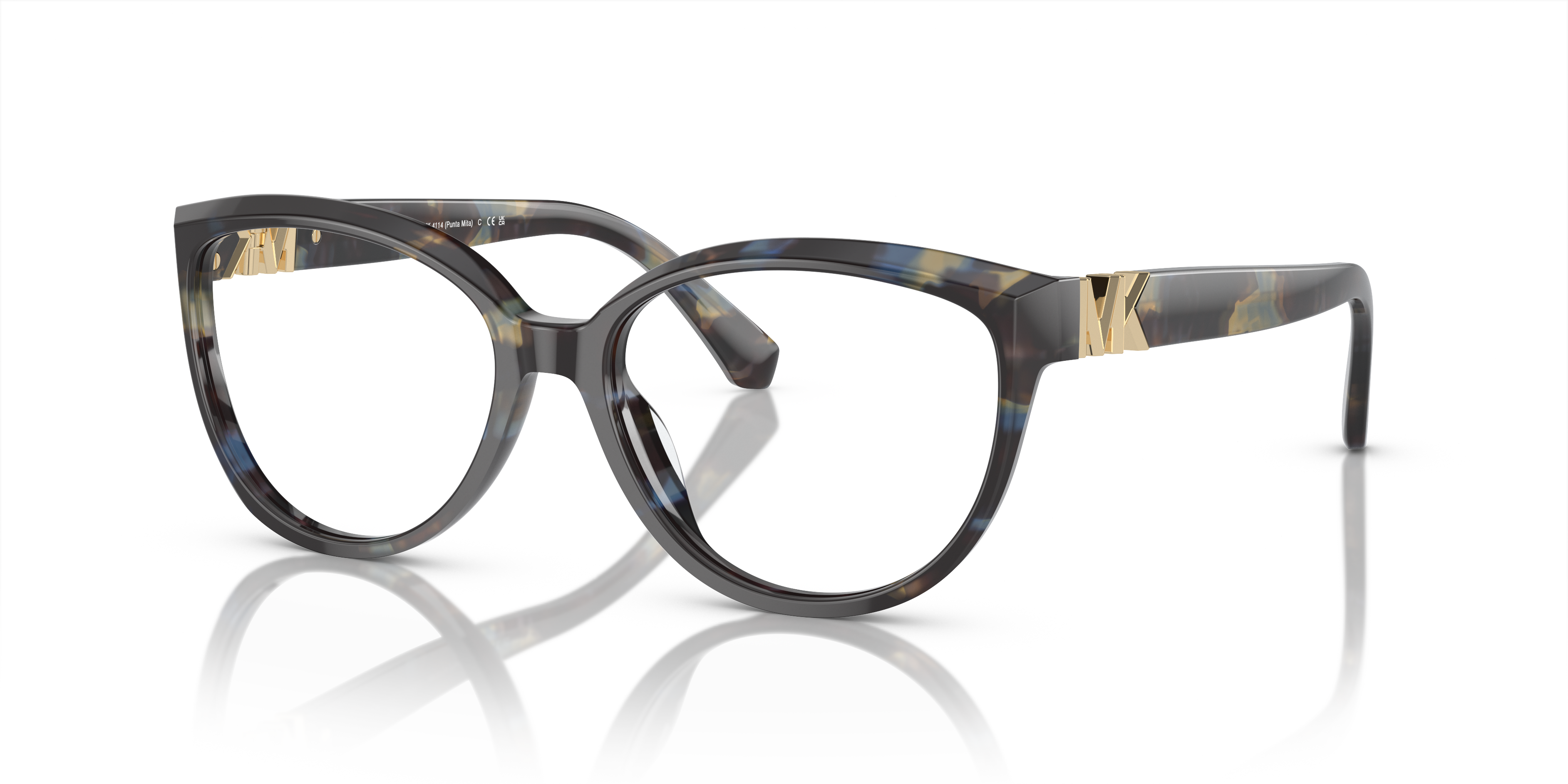 Michael Kors Unisex Mk4114 caille De Tortue Bleu Size 93$