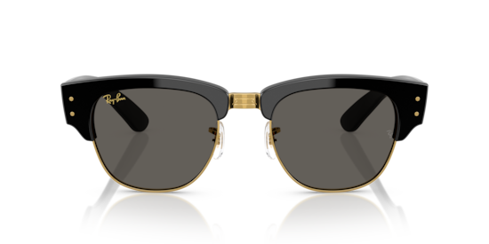 RB0316S Mega Clubmaster Blacked Out Collection Ray-Ban Black On Gold