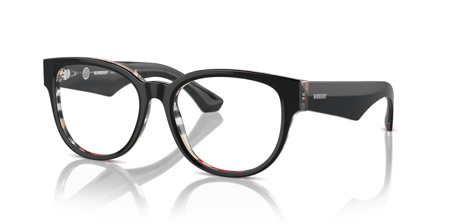 Burberry BE2410 Top Black On Vintage Check