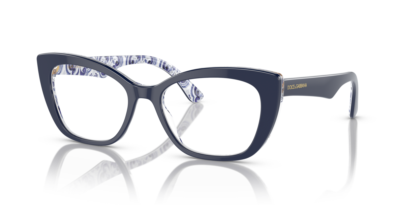 Dolce & Gabbana DG3360 Blue On Blue Maiolica
