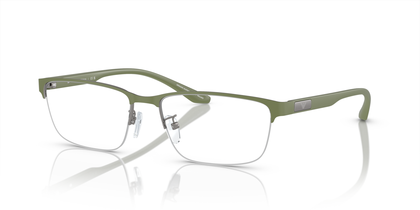 Emporio Armani EA1147 Matte Gunmetal/Sage Green