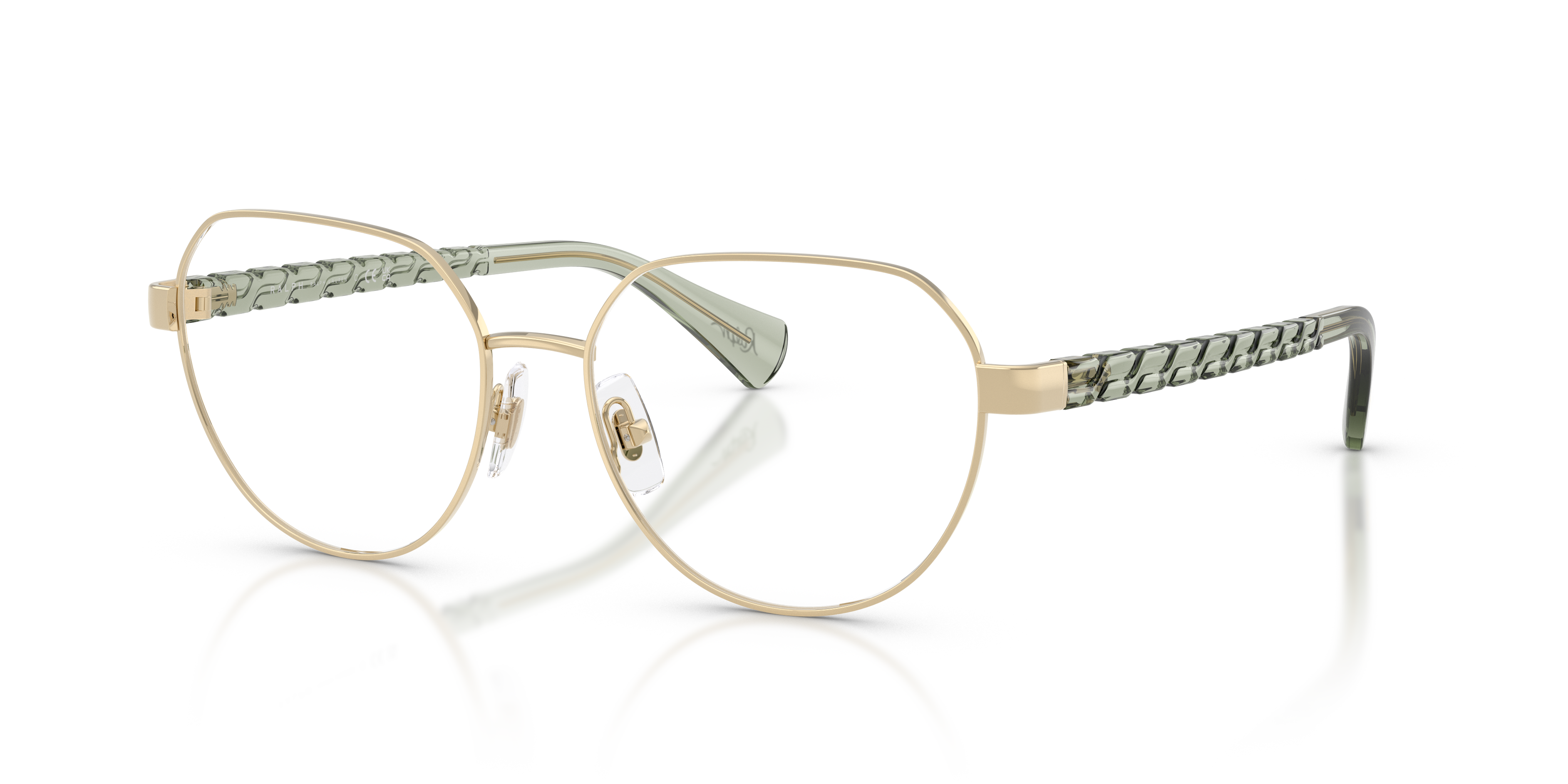 Ralph by Ralph Lauren Unisex Ra6065 Shiny Pale Gold Size 184$