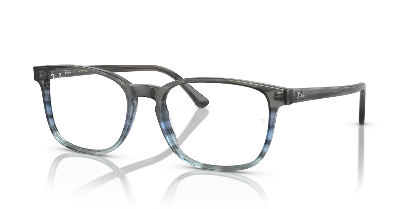 Ray-Ban RB5418 Optics Striped Grey & Blue