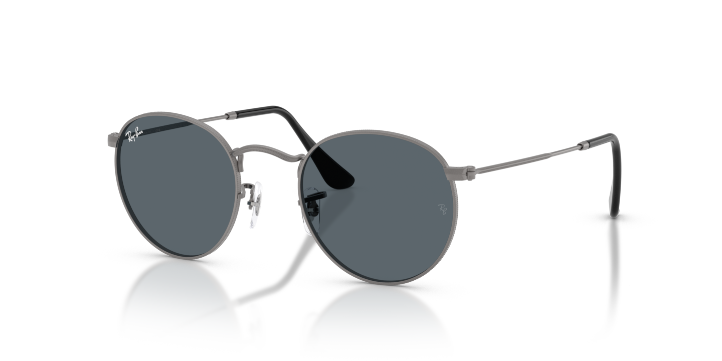 Ray-Ban RB3447 Round Metal Gunmetal