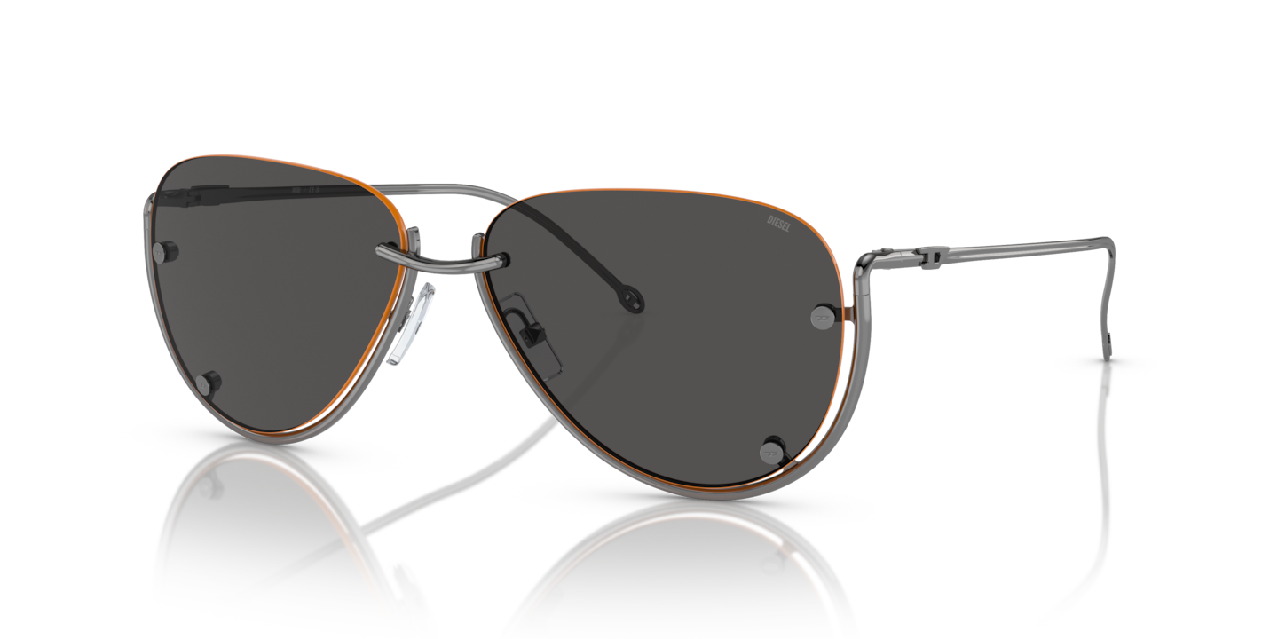 Diesel DL1003 Shiny Gunmetal