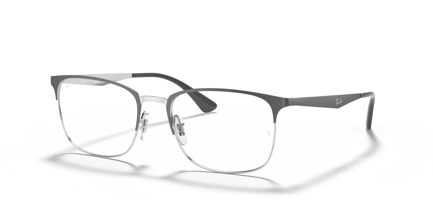 Ray-Ban RB6421 Optics Grey On Silver
