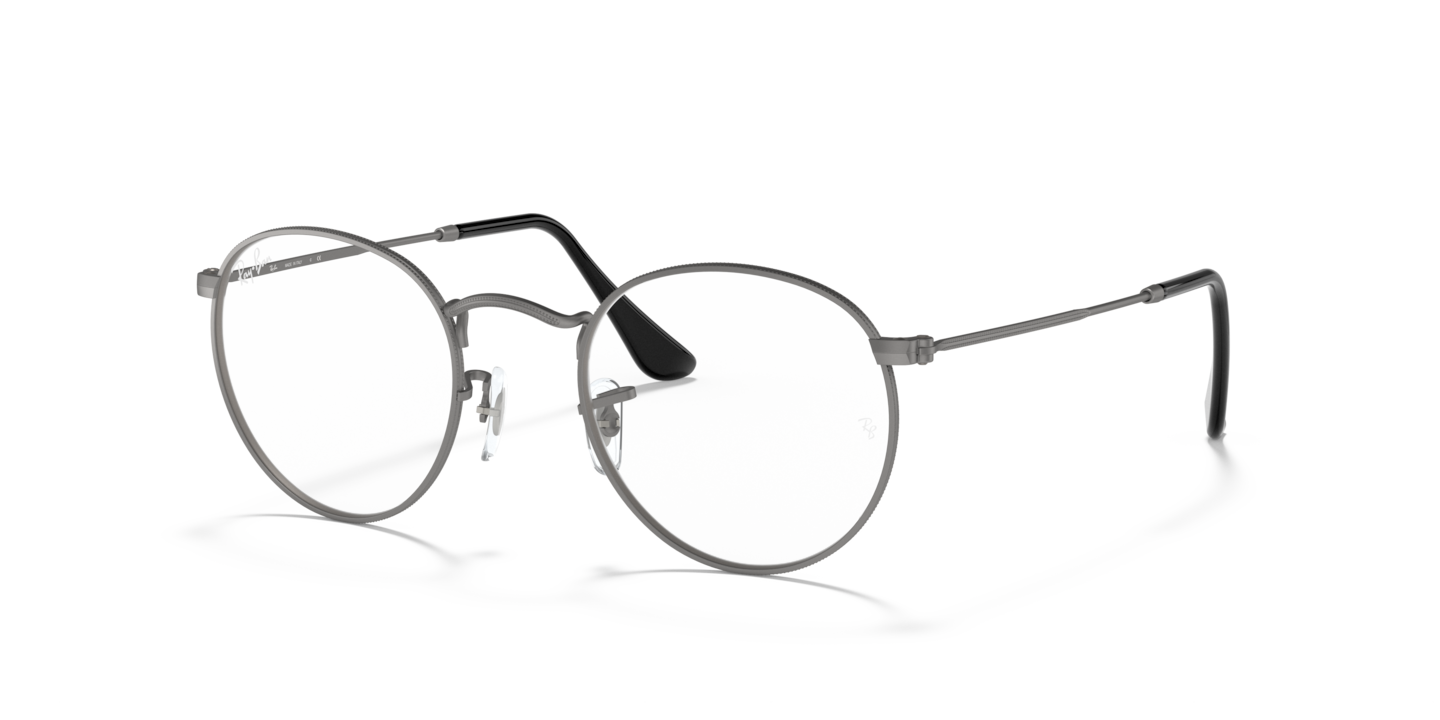 Ray-Ban RB3447V Round Metal Optics Gunmetal