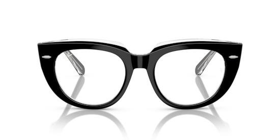 RB5586 Doreen Optics Ray-Ban Black On Transparent