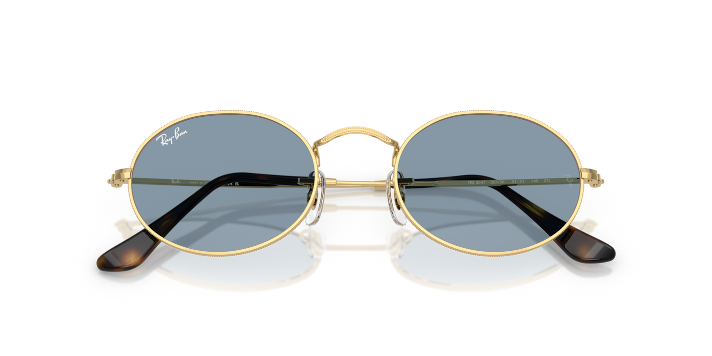 Ray-Ban RB3547-N 001 サングラス Sunglasses Ray-Ban RB3547 Oval Metal Summer Capsule | Free