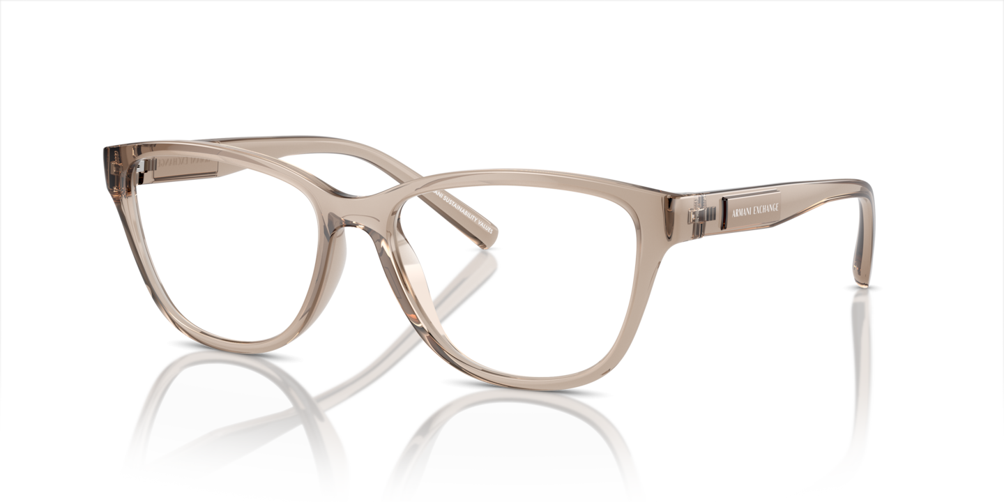 Armani Exchange AX3111U Shiny Transparent Brown
