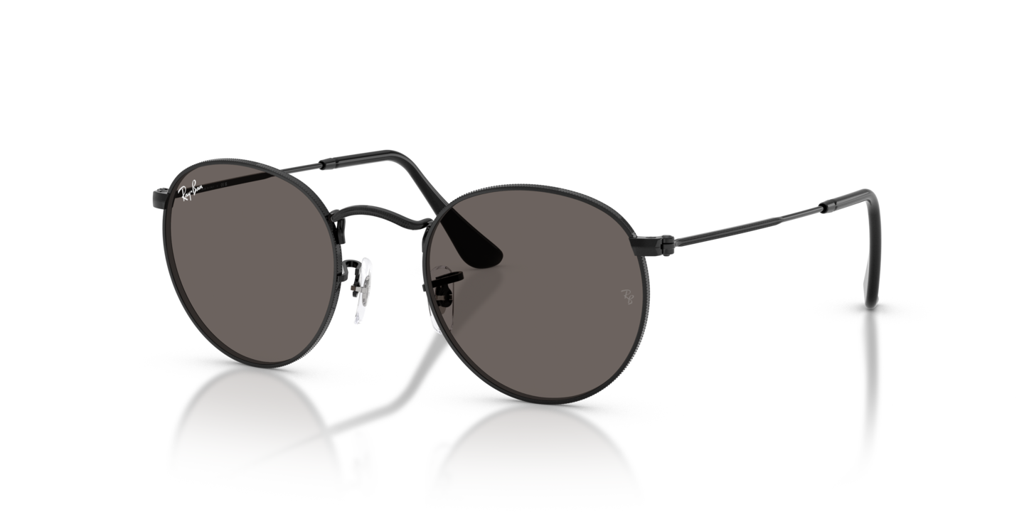 Ray-Ban RB3447 Round Metal Black